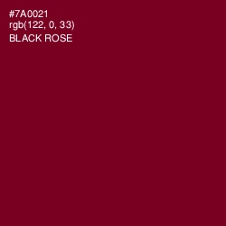 #7A0021 - Black Rose Color Image